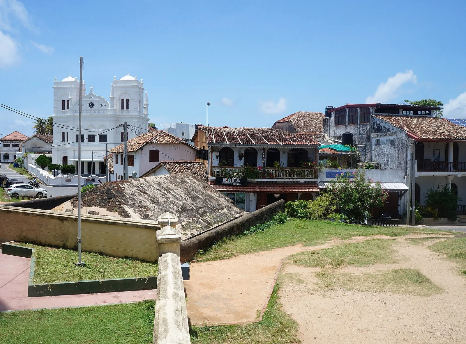 Historic streets within Galle Fort